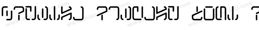 Crystal Display Font Regular字体转换